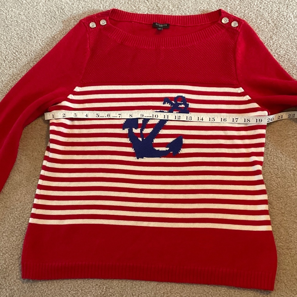 size XLP, bust up to 40” inches, new condition, anchor ⚓️ vibes sweater - Picture 4 of 7